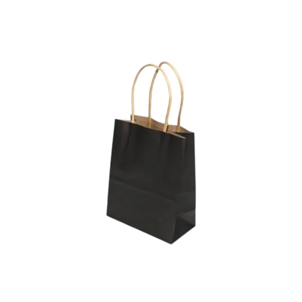 BOLSA REGALO KRAFT NEGRO 25X33 CM