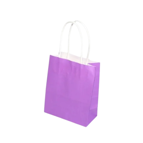BOLSA REGALO KRAFT MORADO 25X33 CM