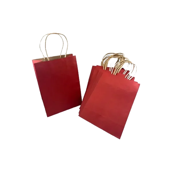 BOLSA REGALO KRAFT BURDEO 14X11.5X7 CM