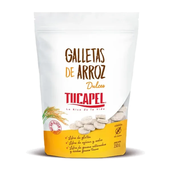 GALLETA DE ARROZ DULCES TUCAPEL 150G
