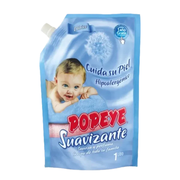 SUAVIZANTE POPEYE HIPOALERGENICO DOY PACK 1LTS