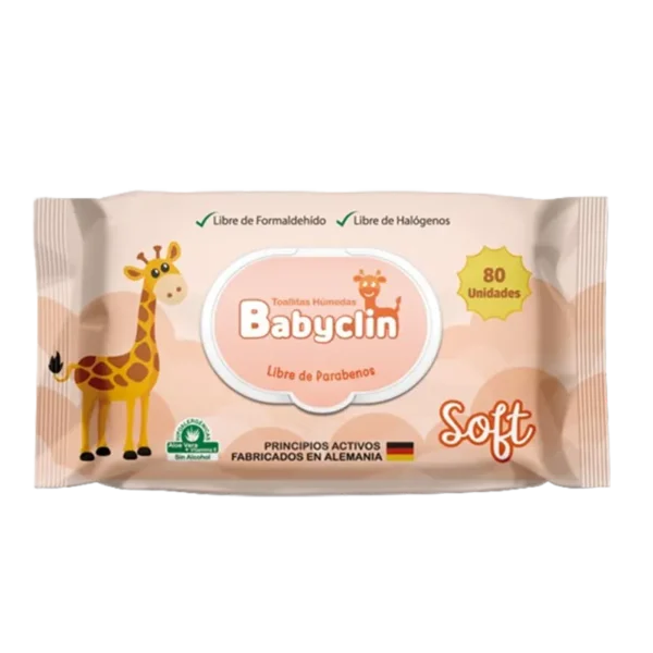 TOALLAS HUMEDAS BABYCLIN SOFT 80U