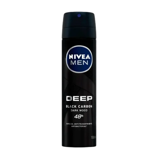 DESODORANTE SPRAY NIVEA MEN DEEP CARBON 150ML