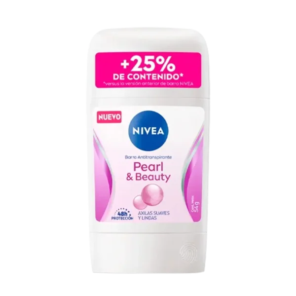 DESODRANTE BARRA NIVEA PEARL & BEAUTY 54G