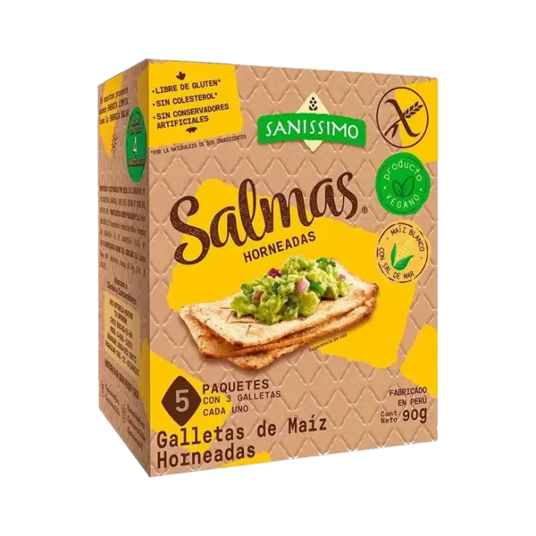 GALLETA SALMAS HORNEADAS 90G DISPLAY DE 5P