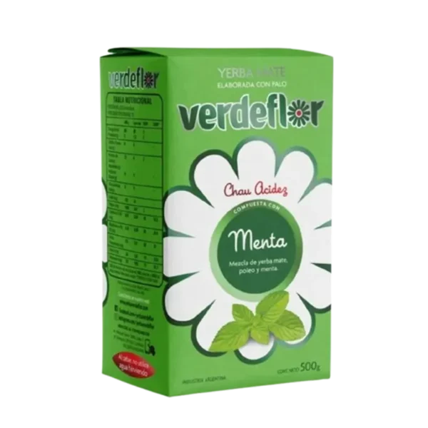 YERBA MATE VERDEFLOR MENTA 500G