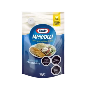 MAYONESA KRAFT MAYODELI DOY PACK 350G