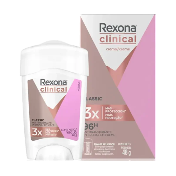 DESODORANTE REXONA CLINICAL WOMEN CLASSIC 48G