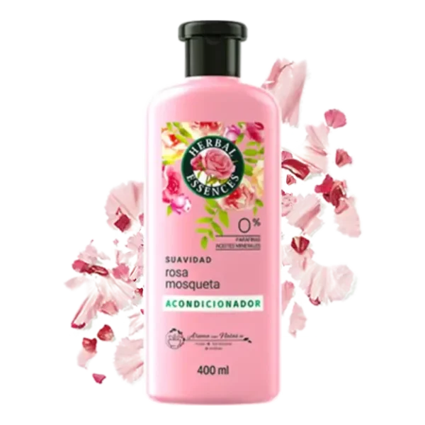 ACONDICIONADOR HERBAL ESSENCES ROSA MOSQUETA 400ML
