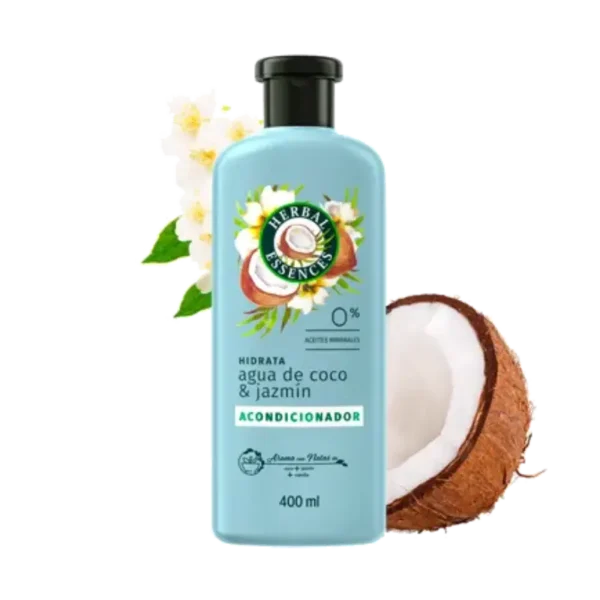 ACONDICIONADOR HERBAL ESSENCES HIDRATA AGUA DE COCO 400ML