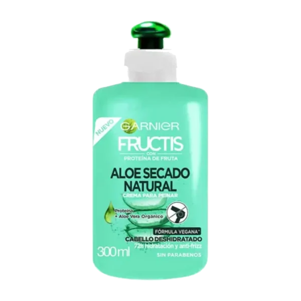 CREMA DE PEINAR FRUCTIS ALOE SECADO NATURAL 300ML