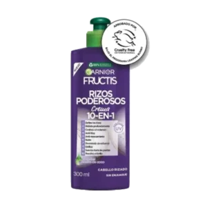 CREMA DE PEINAR FRUCTIS 10 EN 1 RIZOS PODEROSOS 300ML