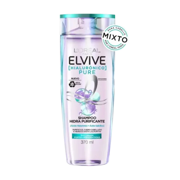 SHAMPOO ELVIVE HIALURONICO PURE 370ML