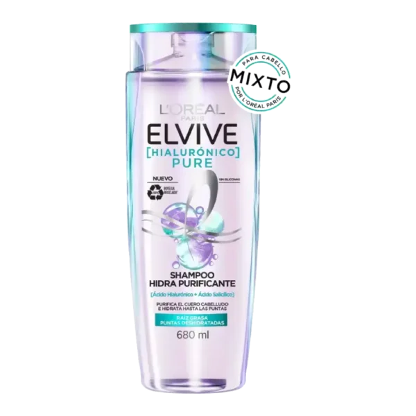 SHAMPOO ELVIVE HIALURONICO PURE 680MLl
