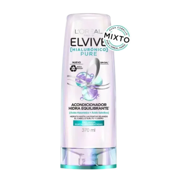 ACONDICIONADOR ELVIVE HIALURONICO PURE 370ML
