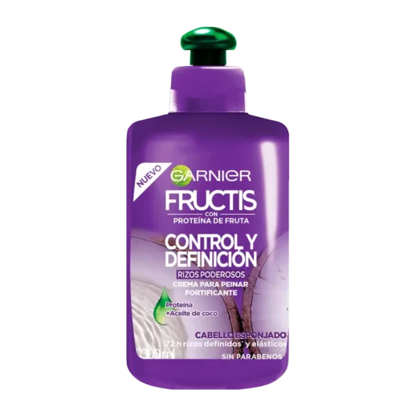 CREMA DE PEINAR FRUCTIS RIZOS CONTROL Y DEFINICION 300ML