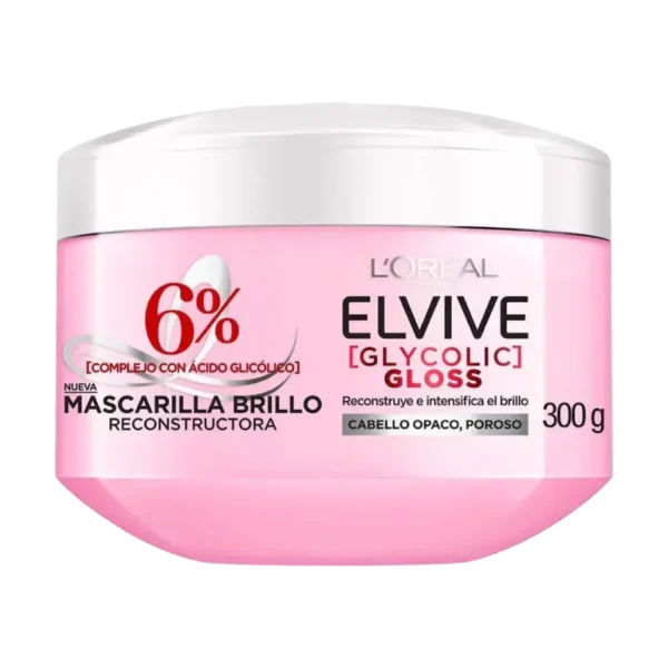 CREMA DE TRATAMIENTO ELVIVE GLYCOLIC GLOSS 300G