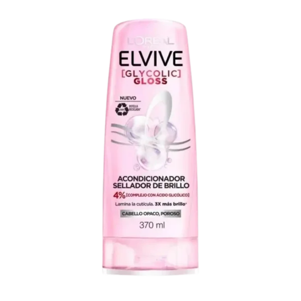 ACONDICIONADOR ELVIVE GLYCOLIC GLOSS 370ML