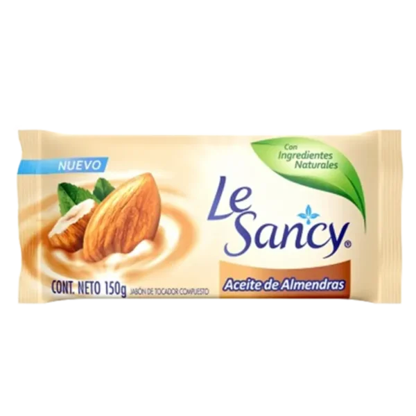JABON BARRA LE SANCY ACEITE DE ALMENDRAS 150GR