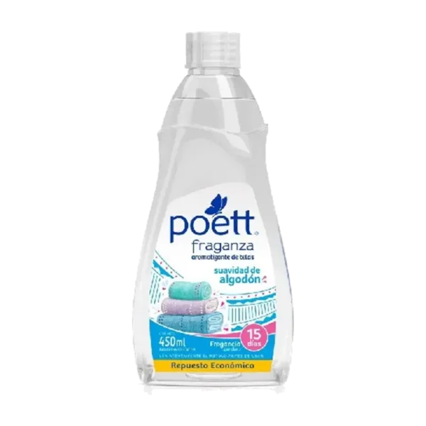 AROMATIZANTE DE TELAS POETT RECARGA ALGODON 450ML
