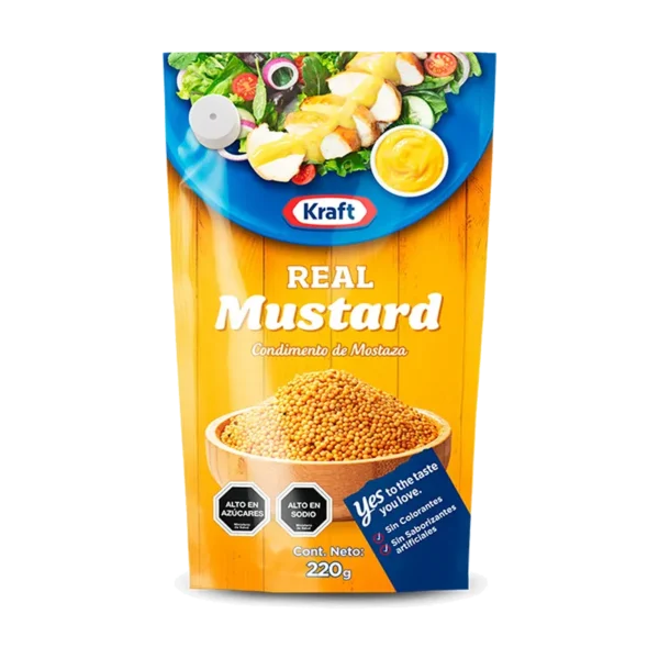 MOSTAZA KRAFT MUSTARD DOYPACK 220G