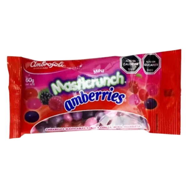 CARAMELOS AMBERRIES MASTICRUNCH 60G