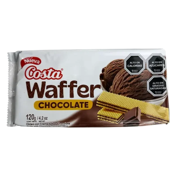 GALLETA OBLEA LARGA CHOCOLATE 120G