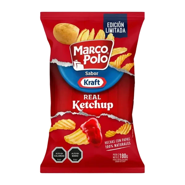 PAPAS FRITAS CORTE AMERICANO KETCHUP 180G