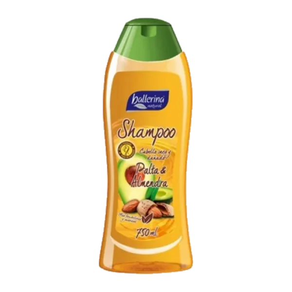 SHAMPOO BALLERINA PALTA Y ALMENDRA BOTELLA 750ML