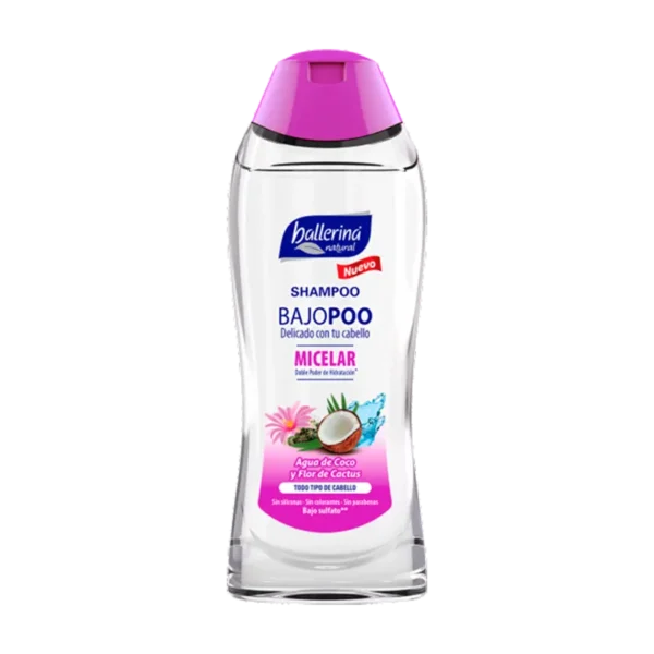 SHAMPOO BALLERINA MICELAR AGUA DE COCO BOTELLA 750ML