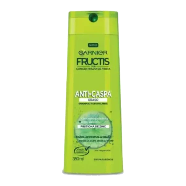 SHAMPOO FRUCTIS ANTCASPA GRASO 350ML