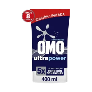 DETERGENTE LIQUIDO OMO ULTRA POWER DP 400ML