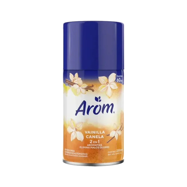 AROMATIZANTE REFILL AUTOMATICO AROM VAINILLA CANELA 250ML