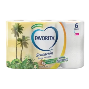 PAPEL HIGIENICO FAVORITA SENSACION COCO 22MT