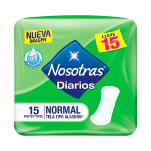 PROTECTORES DIARIOS NOSOTRAS 15u