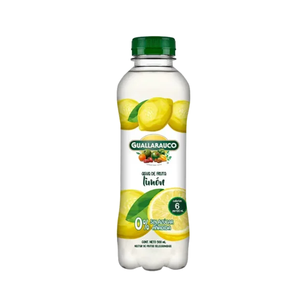 AGUA SABORIZADA GUALLARAUCO LIMON 500ML