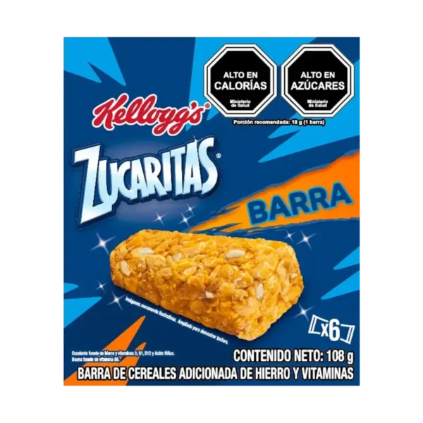 BARRA ZUCARITAS ESTUCHE 18G DISPLAY 6U (PXDP)