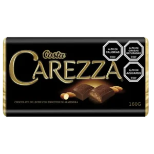 CHOCOLATE COSTA CAREZZA ALMENDRAS TABLETA 160G