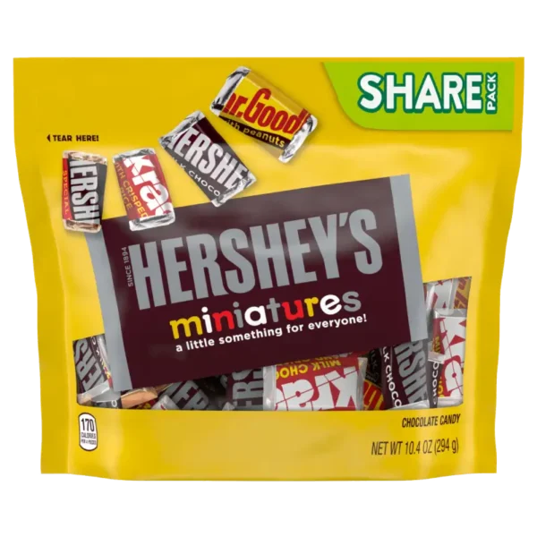 CHOCOLATE HERSHEYS MINI BOLSA 294G