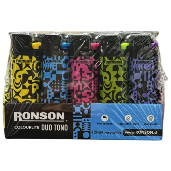 ENCENDEDOR RONSON DUO TONO 20U (PXDP)