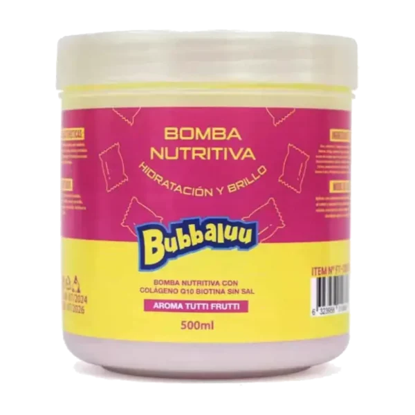 BOMBA BUBBALU NUTRITIVA COLAGENO Q10 TUTTI FRUTTI 500ML