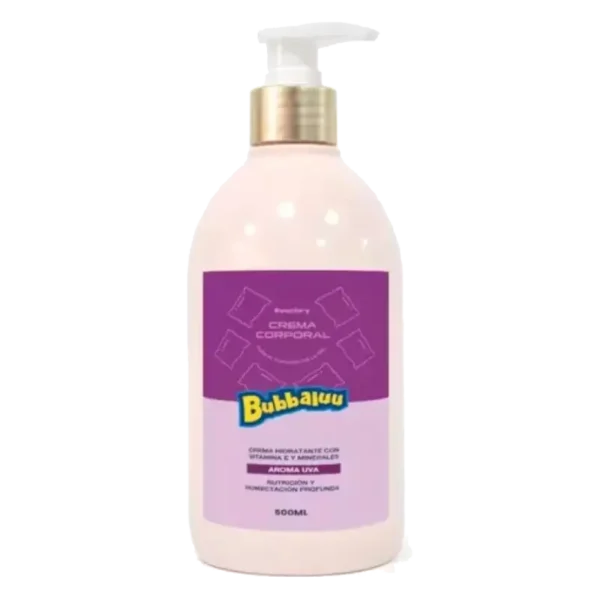 CREMA BUBBALUU CORPORAL HIDRATANTE  UVA 500ML