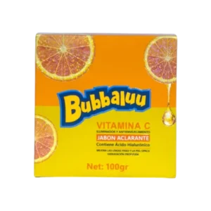 JABON ACLARANTE VITAMINA C BUBBALUU 100G