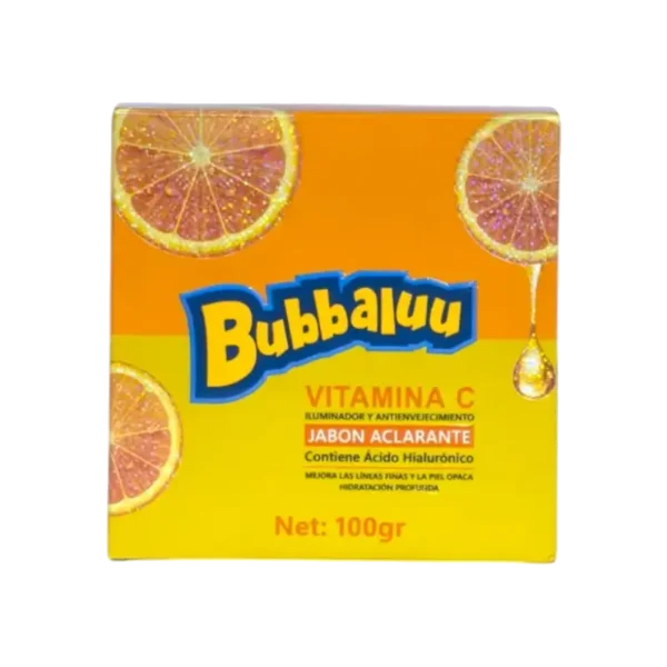 JABON ACLARANTE VITAMINA C BUBBALUU 100G
