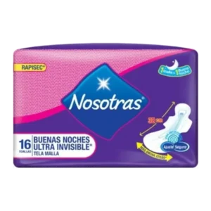 TOALLAS HIGIENICAS NOSOTRAS BUENAS NOCHES ULTRA INVISIBLE X 16U