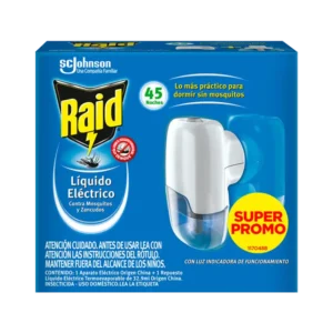 INSECTICIDA RAID APARATO LIQUIDO ELECTRICO