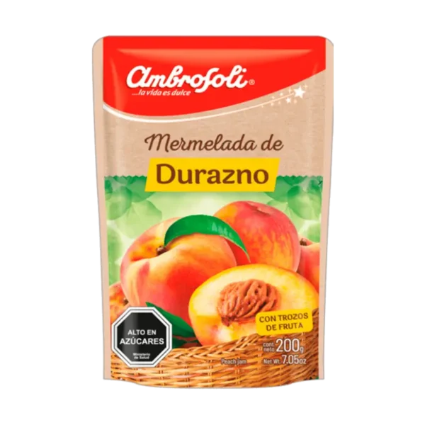 MERMELADA AMBROSOLI DURAZNO 200G