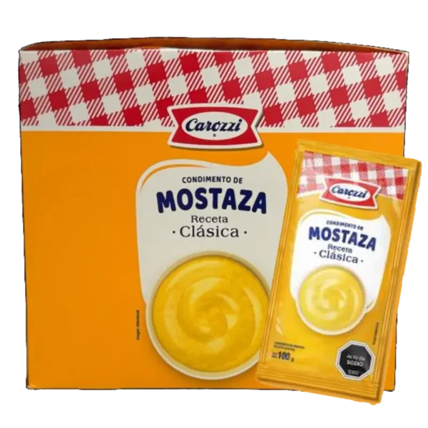 MOSTAZA CAROZZI 100G DISPLAY DE 10U (PXDP)