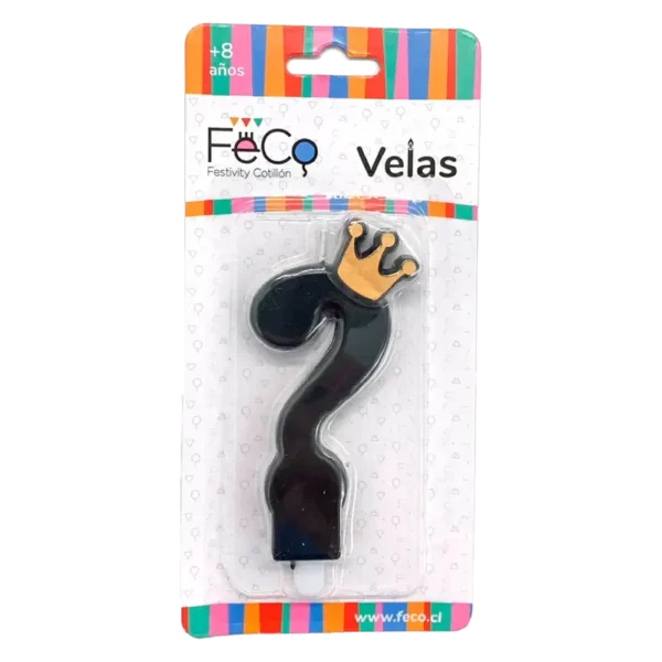 VELA FECO CORONA NUMERAL ? X1U
