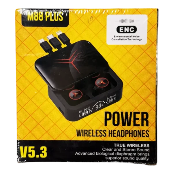 AUDIFONOS INALAMBRICOS M88 PLUS V5.3